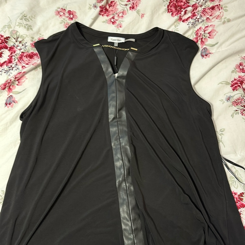Dressy Black sleeveless top